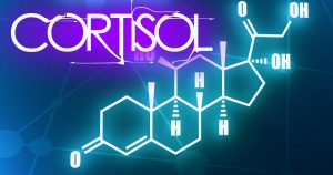 cortisol bannière néon